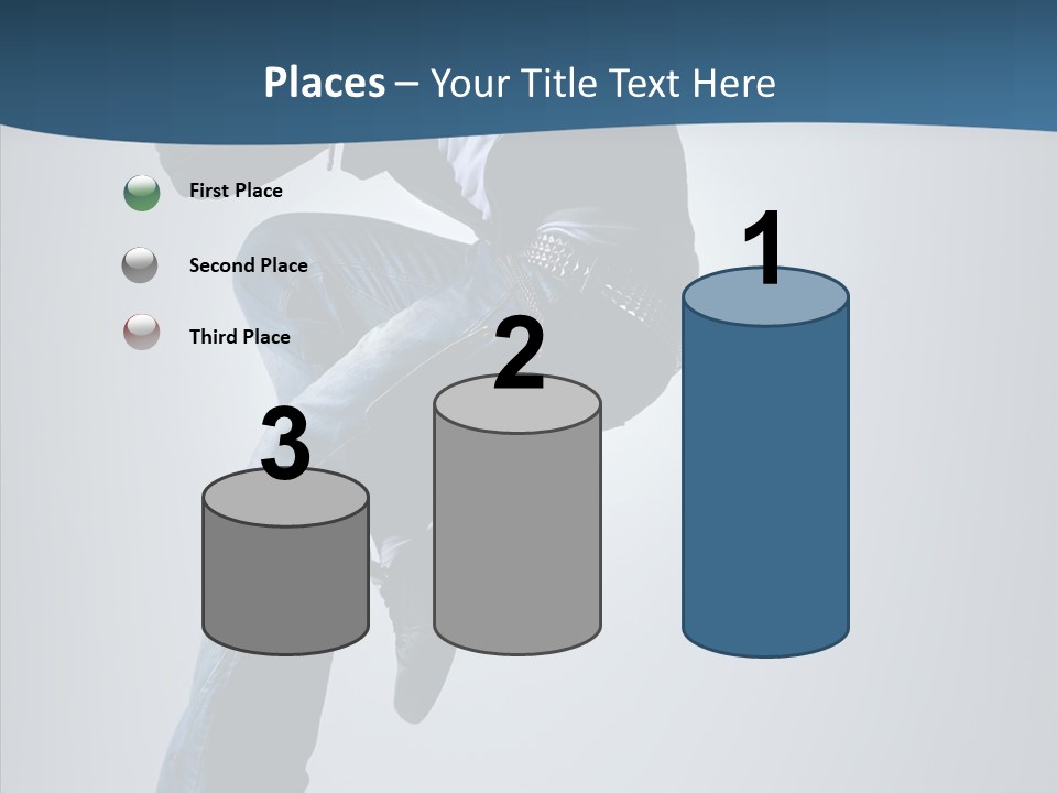 Aerobics Motion Posing PowerPoint Template