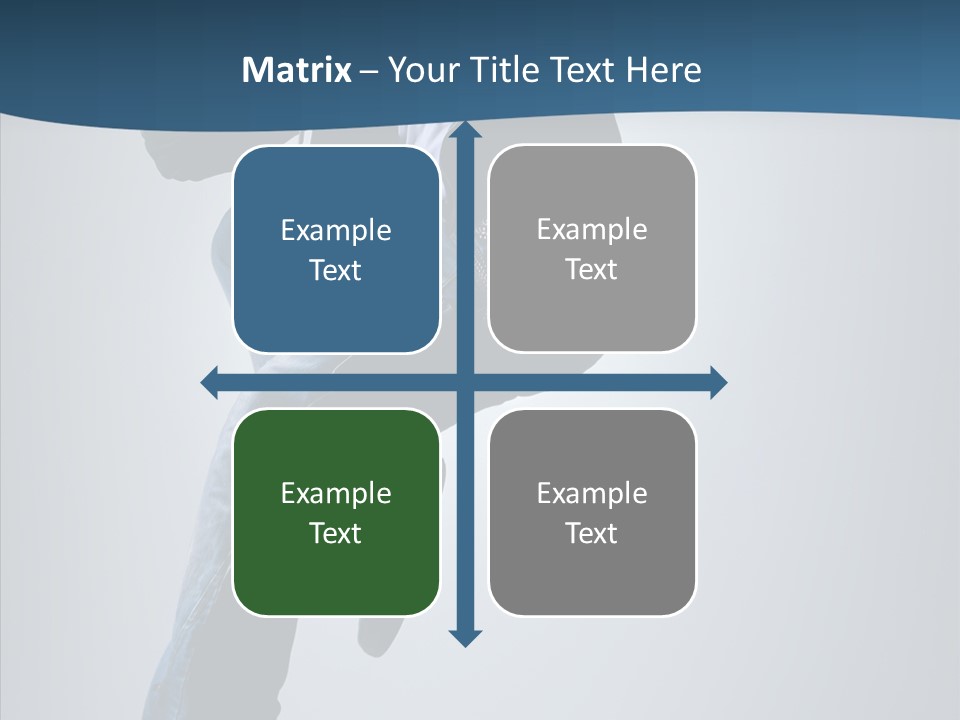 Aerobics Motion Posing PowerPoint Template