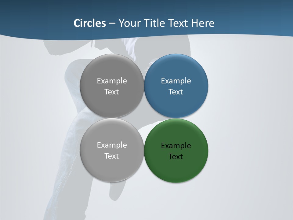 Aerobics Motion Posing PowerPoint Template