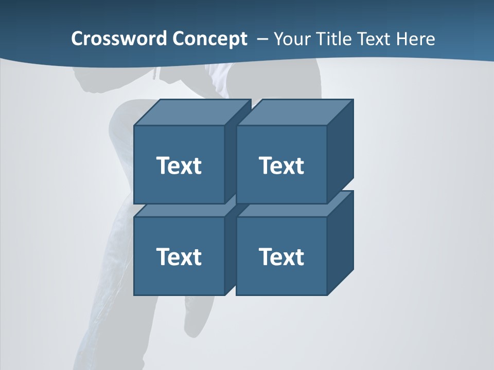 Aerobics Motion Posing PowerPoint Template