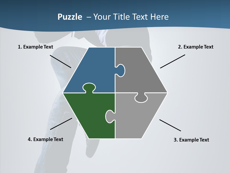 Aerobics Motion Posing PowerPoint Template