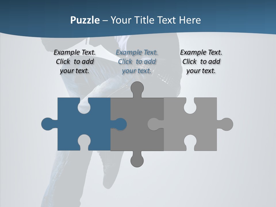 Aerobics Motion Posing PowerPoint Template