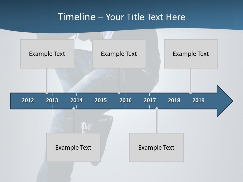 Aerobics Motion Posing PowerPoint Template