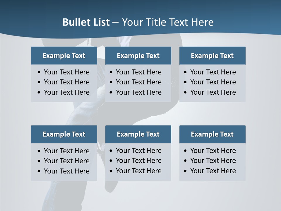 Aerobics Motion Posing PowerPoint Template