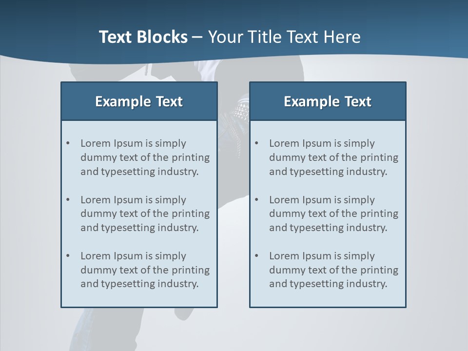 Aerobics Motion Posing PowerPoint Template