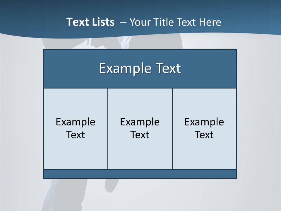 Aerobics Motion Posing PowerPoint Template