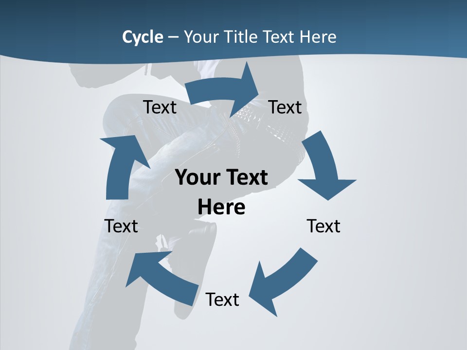 Aerobics Motion Posing PowerPoint Template