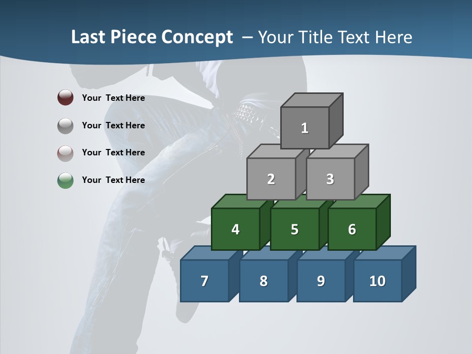 Aerobics Motion Posing PowerPoint Template