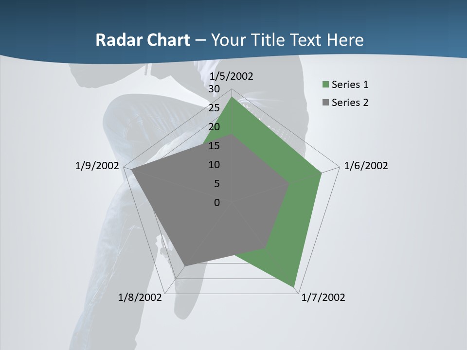 Aerobics Motion Posing PowerPoint Template