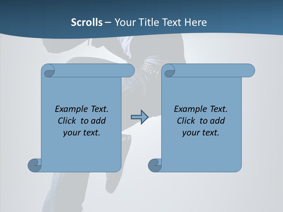 Aerobics Motion Posing PowerPoint Template