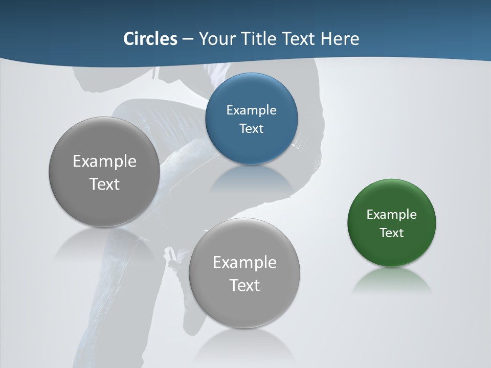 Aerobics Motion Posing PowerPoint Template