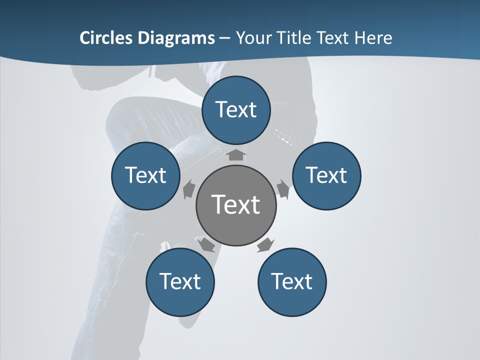 Aerobics Motion Posing PowerPoint Template