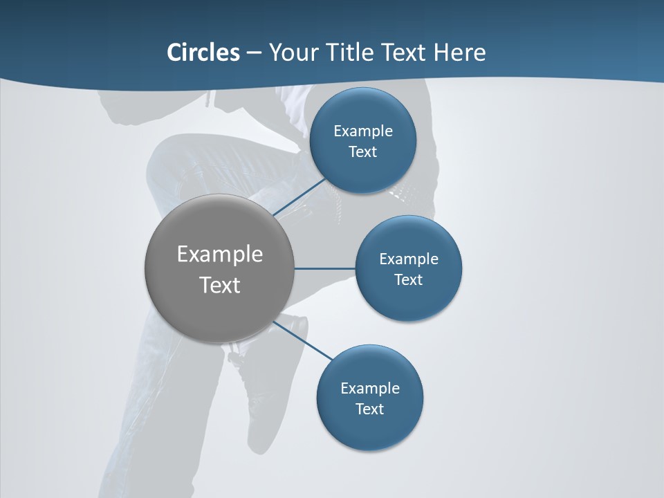 Aerobics Motion Posing PowerPoint Template