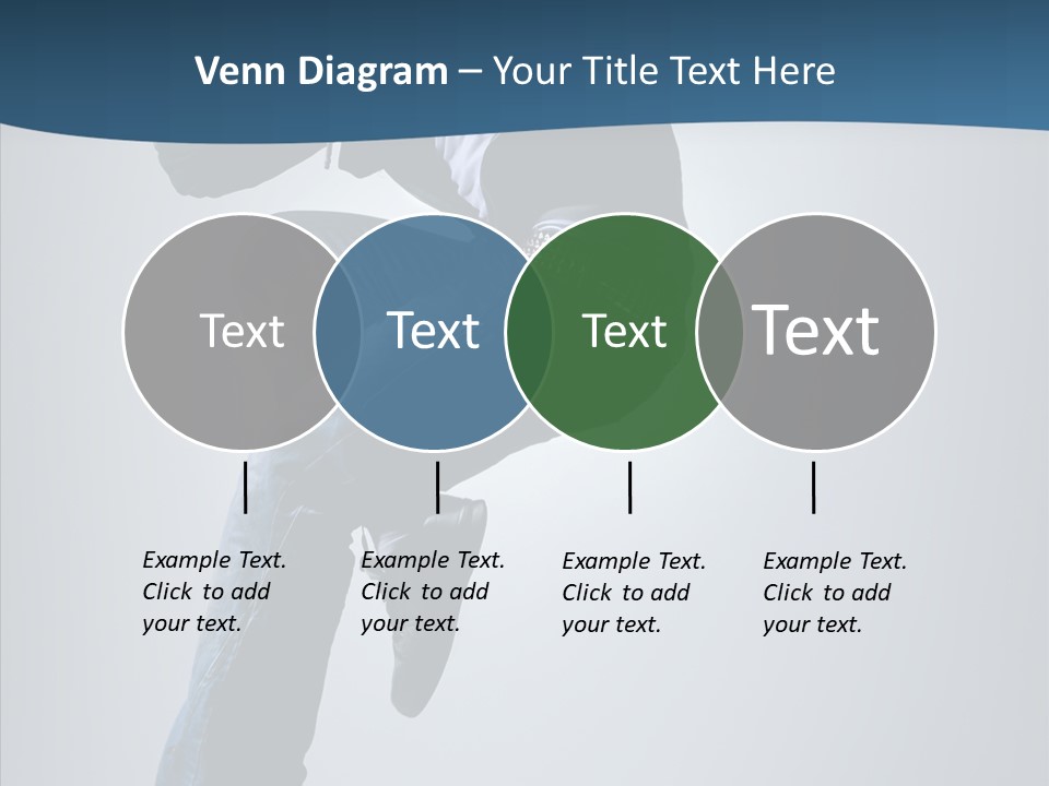 Aerobics Motion Posing PowerPoint Template