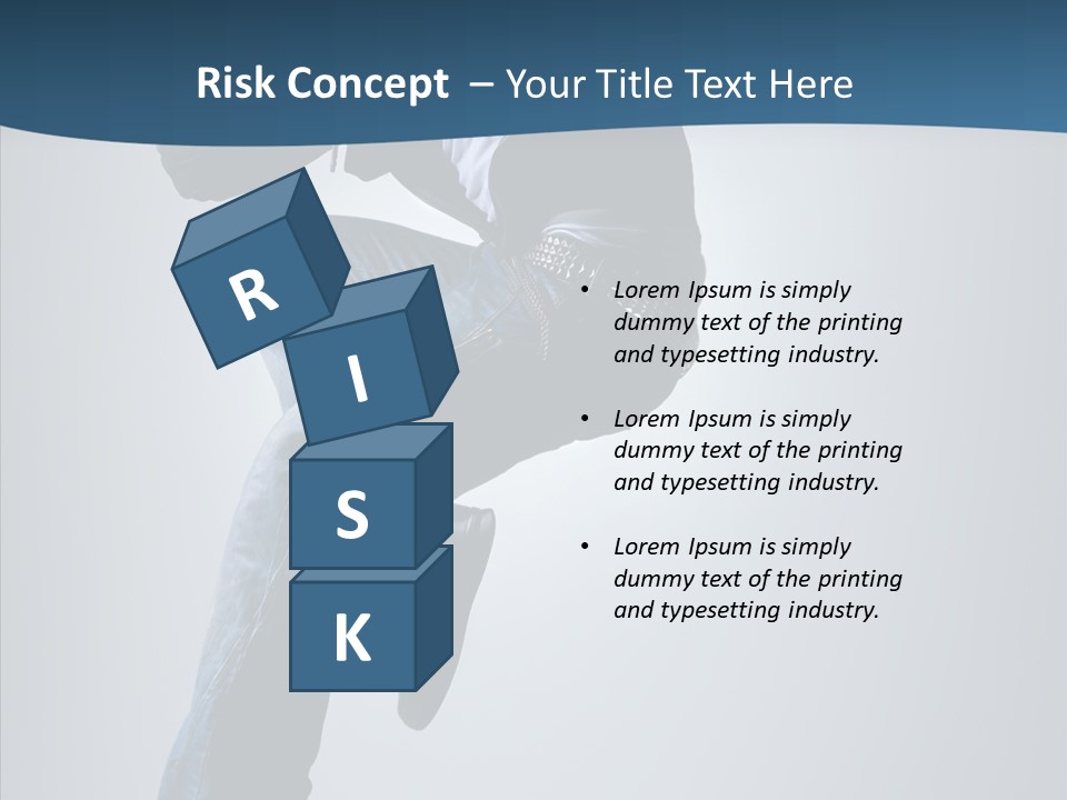 Aerobics Motion Posing PowerPoint Template