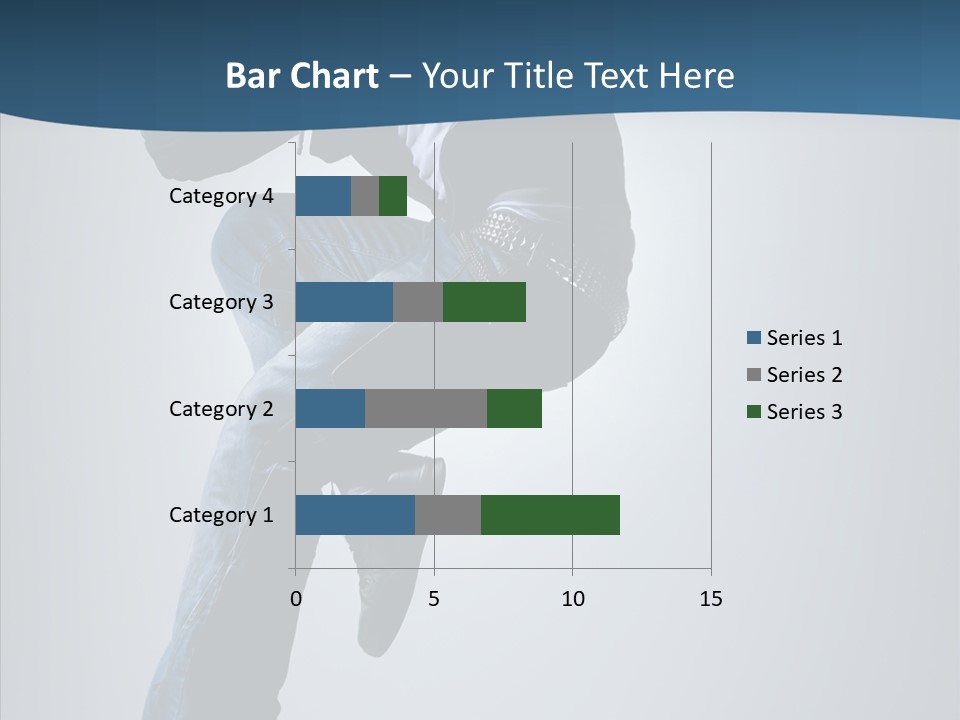 Aerobics Motion Posing PowerPoint Template