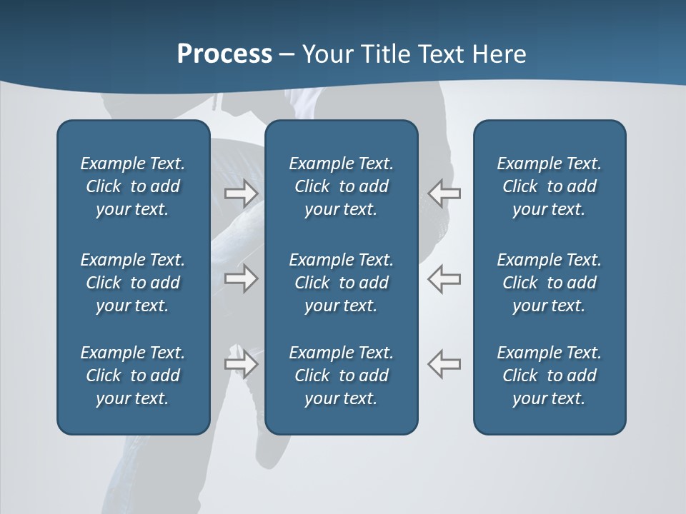 Aerobics Motion Posing PowerPoint Template