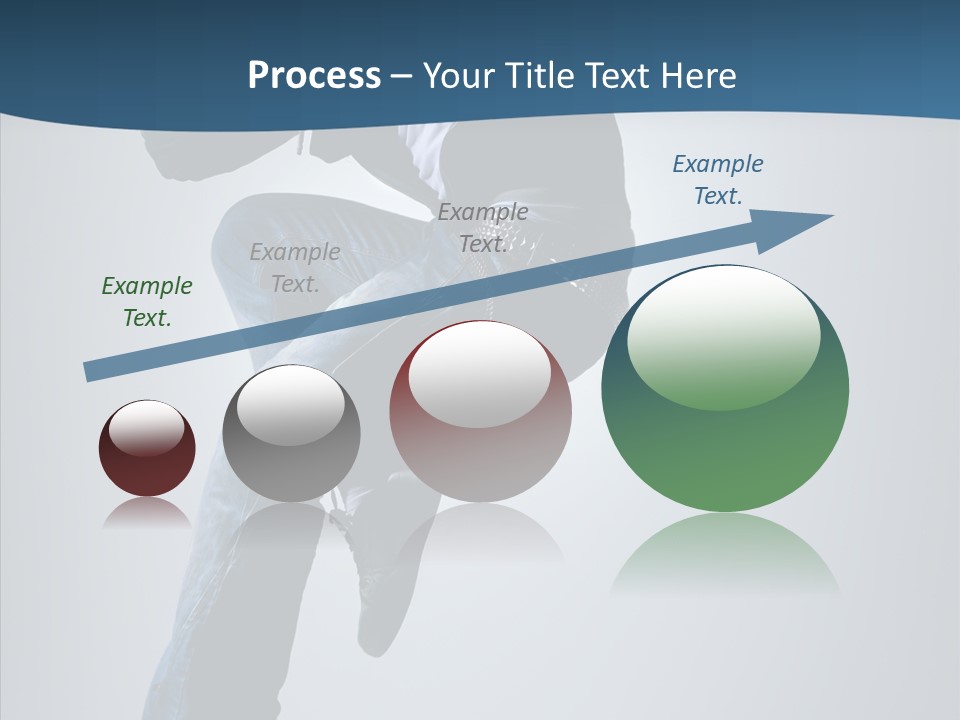 Aerobics Motion Posing PowerPoint Template