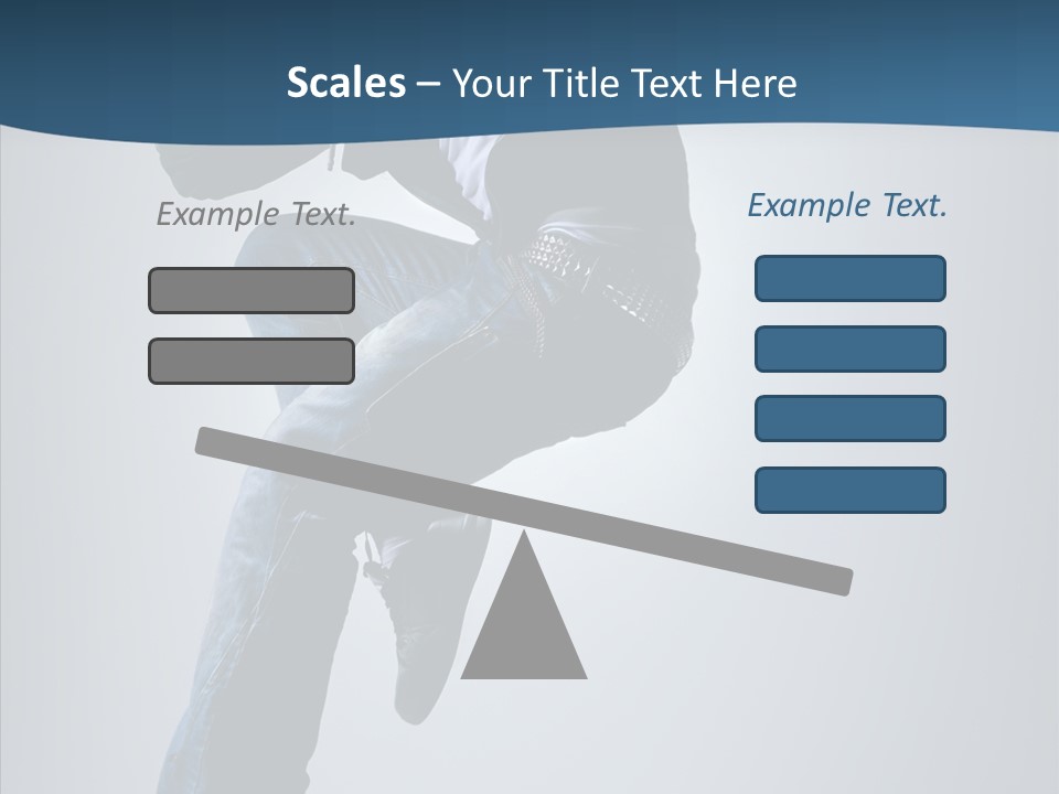 Aerobics Motion Posing PowerPoint Template