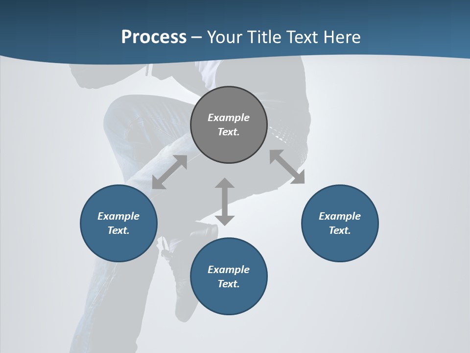 Aerobics Motion Posing PowerPoint Template