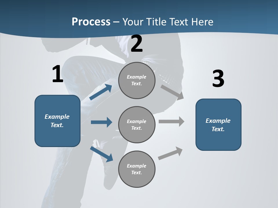 Aerobics Motion Posing PowerPoint Template
