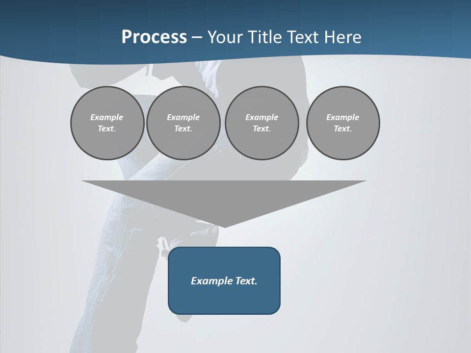 Aerobics Motion Posing PowerPoint Template