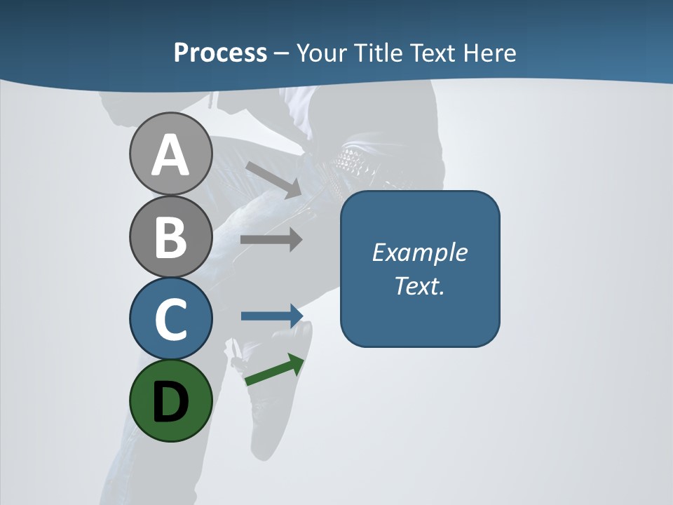 Aerobics Motion Posing PowerPoint Template