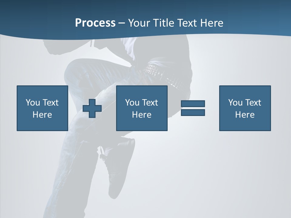 Aerobics Motion Posing PowerPoint Template