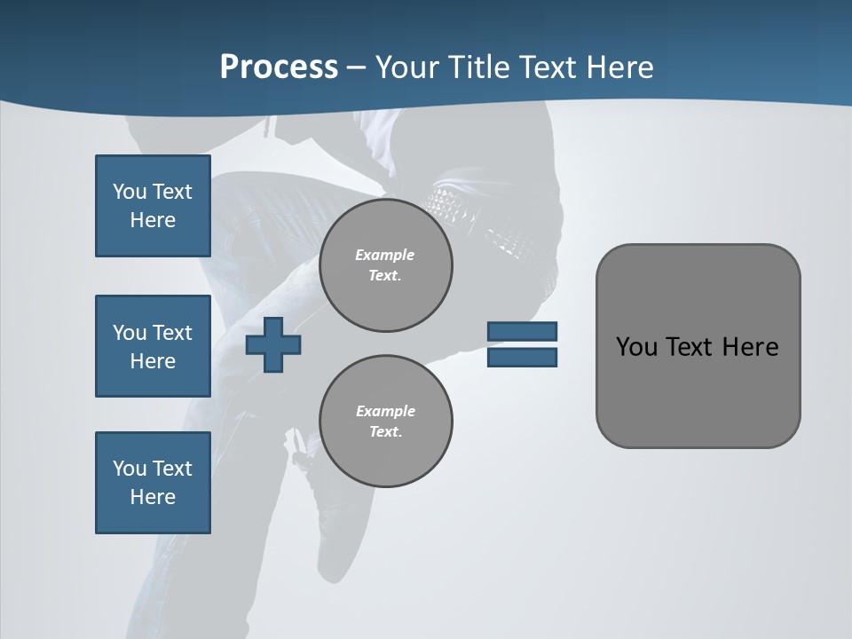 Aerobics Motion Posing PowerPoint Template
