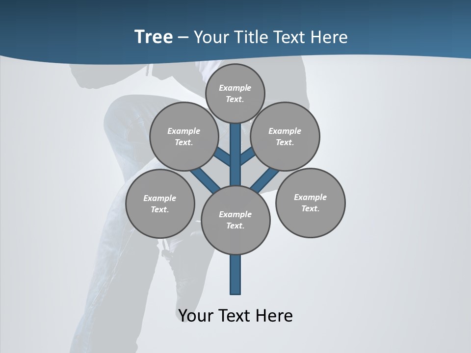 Aerobics Motion Posing PowerPoint Template