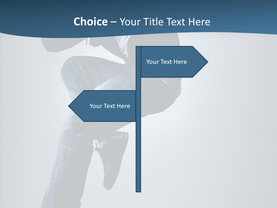 Aerobics Motion Posing PowerPoint Template