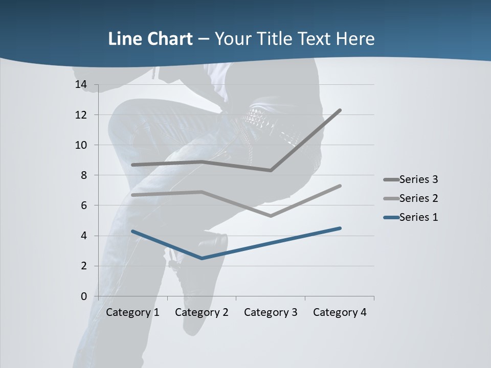 Aerobics Motion Posing PowerPoint Template