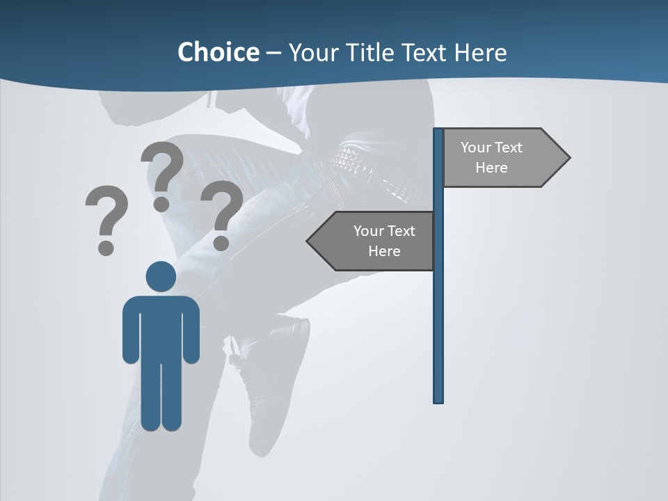 Aerobics Motion Posing PowerPoint Template