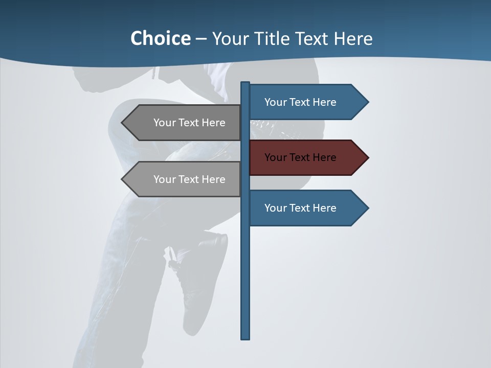 Aerobics Motion Posing PowerPoint Template