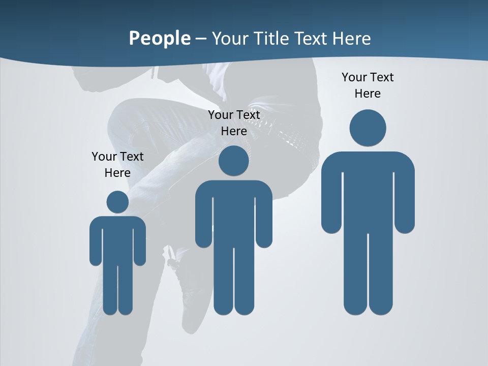 Aerobics Motion Posing PowerPoint Template