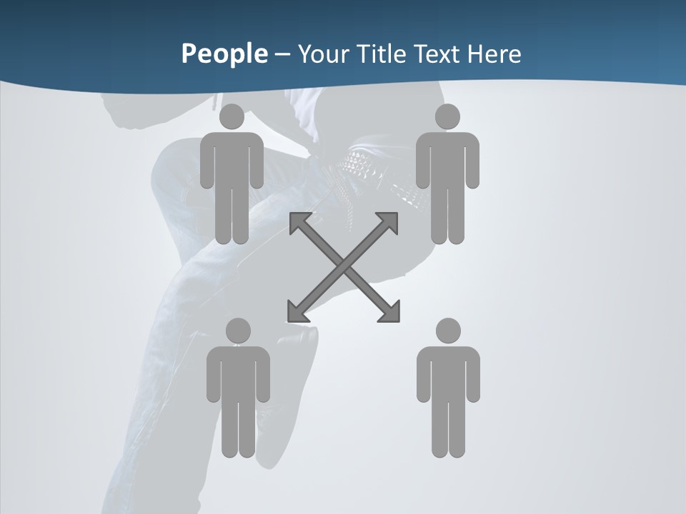 Aerobics Motion Posing PowerPoint Template