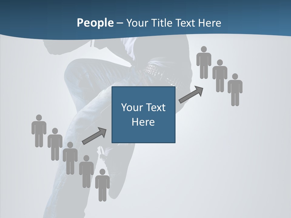 Aerobics Motion Posing PowerPoint Template