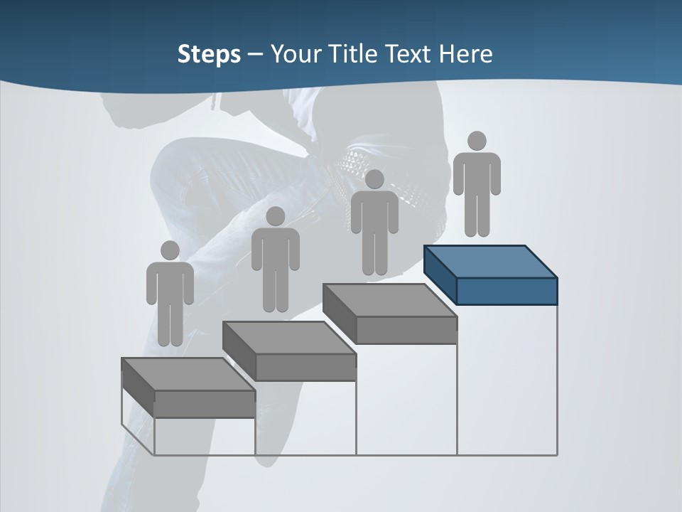 Aerobics Motion Posing PowerPoint Template