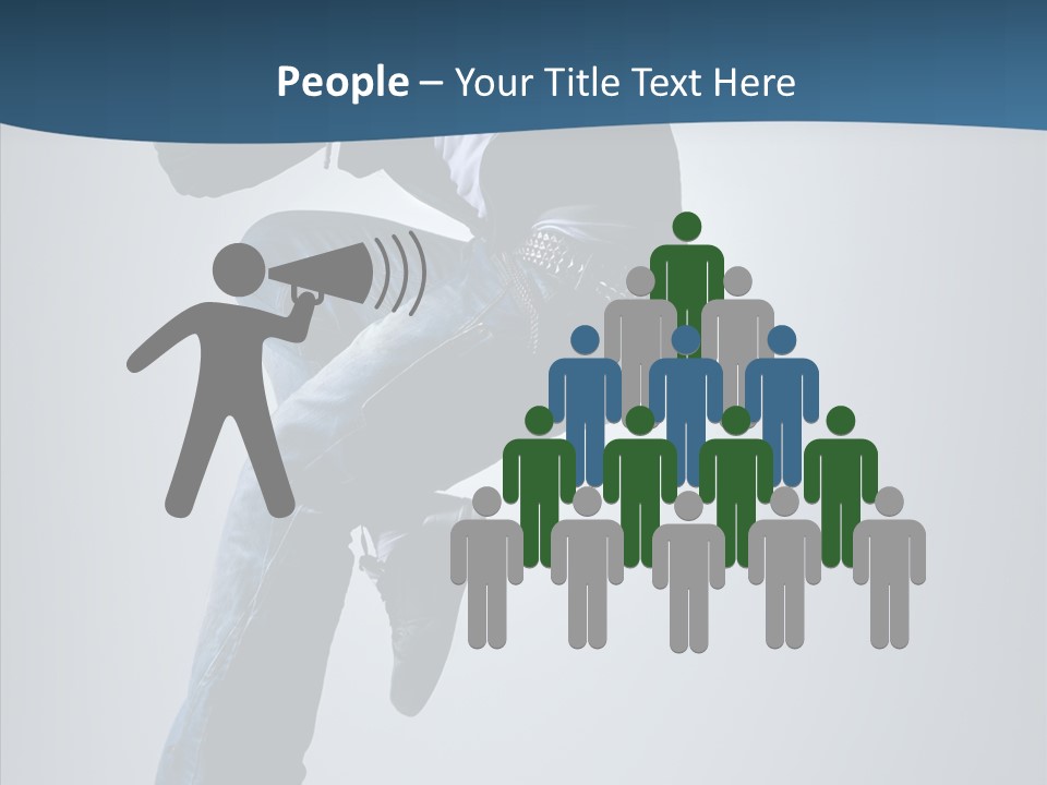 Aerobics Motion Posing PowerPoint Template