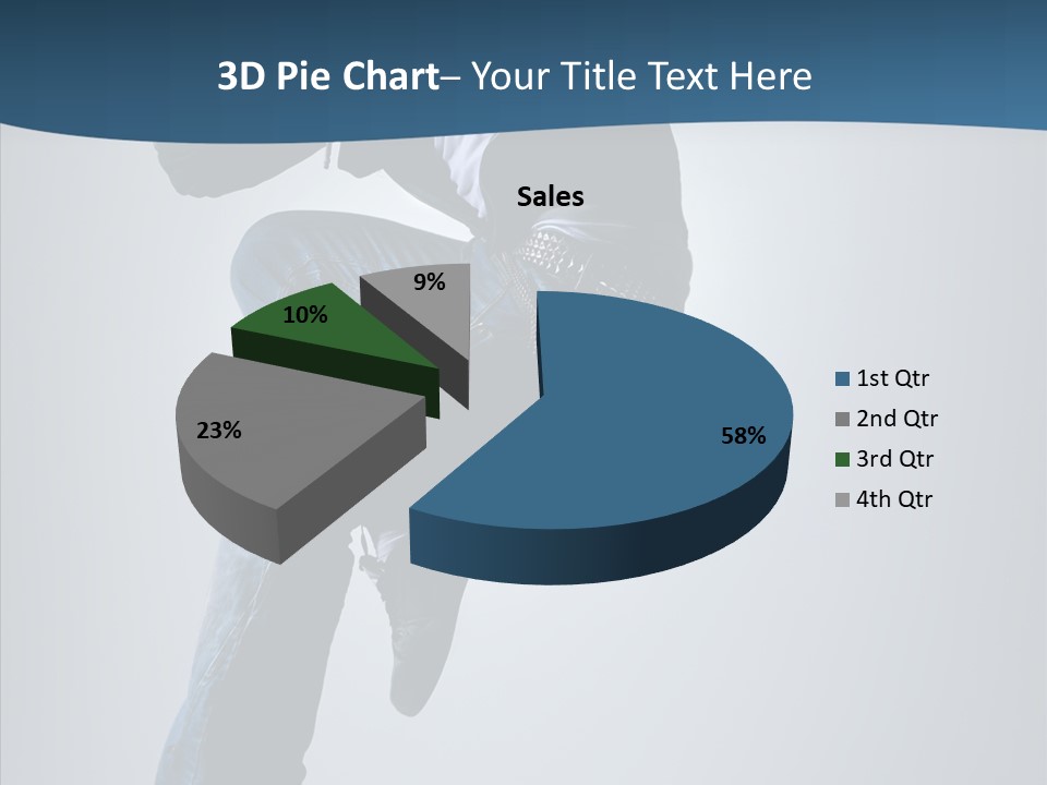 Aerobics Motion Posing PowerPoint Template