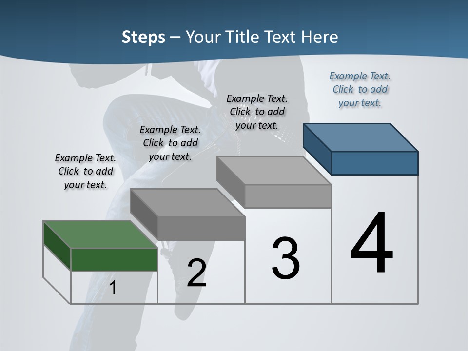 Aerobics Motion Posing PowerPoint Template