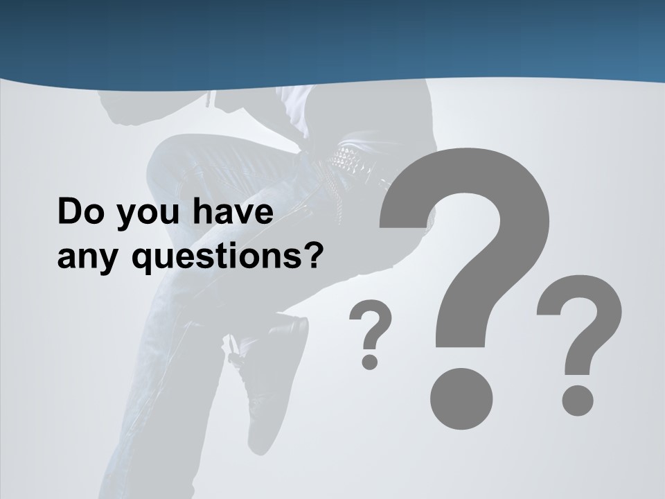 Aerobics Motion Posing PowerPoint Template