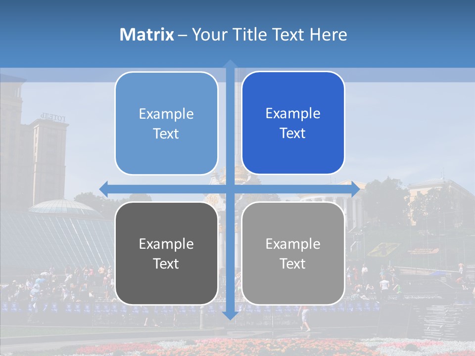 Poll Outdoor Urban PowerPoint Template