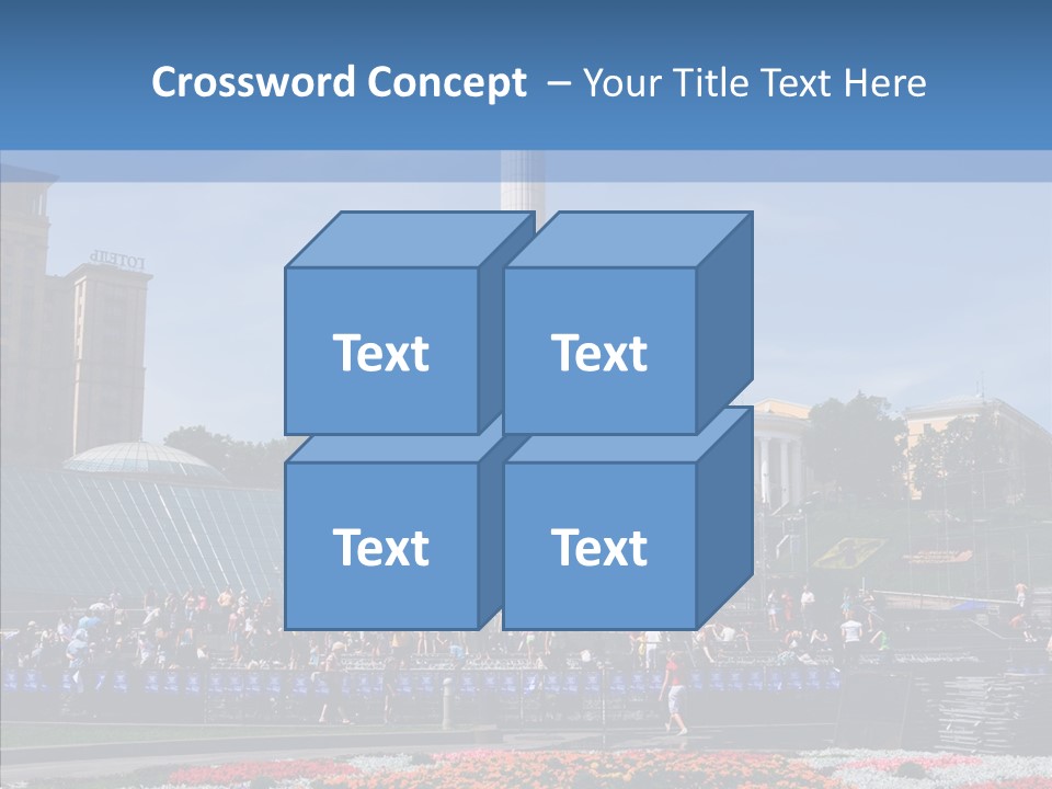 Poll Outdoor Urban PowerPoint Template