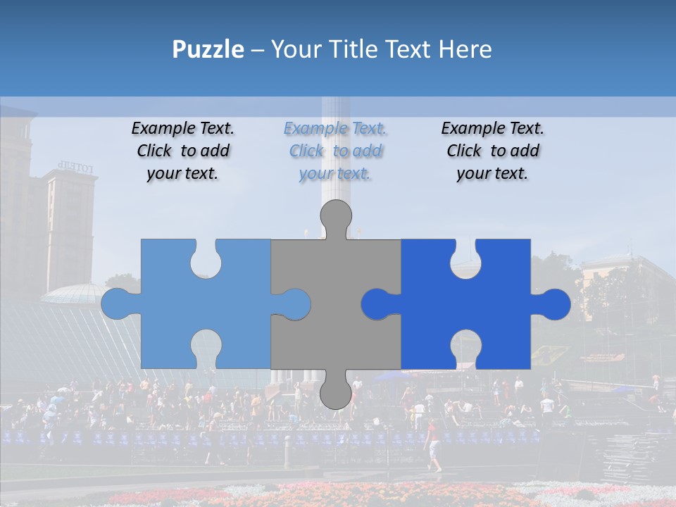 Poll Outdoor Urban PowerPoint Template