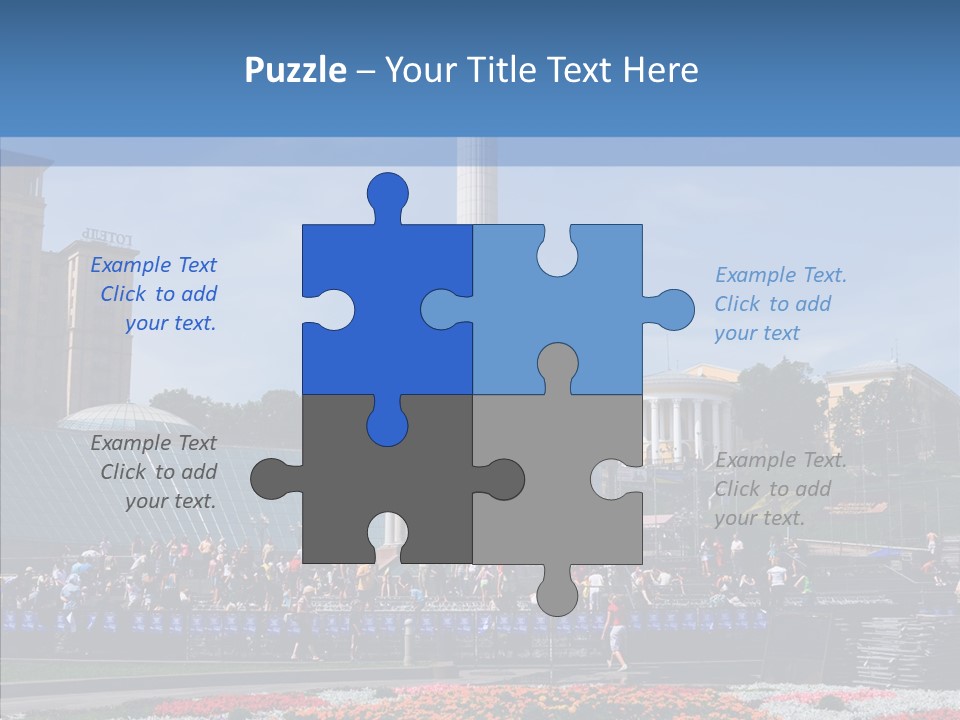 Poll Outdoor Urban PowerPoint Template