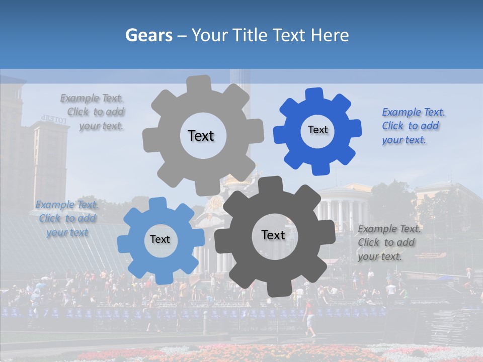 Poll Outdoor Urban PowerPoint Template