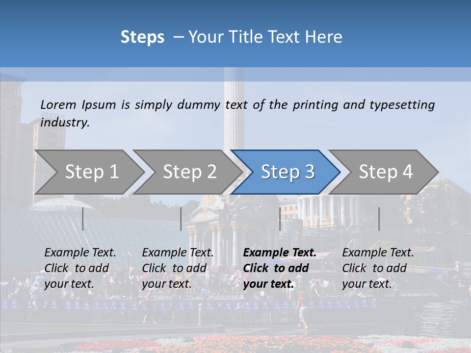 Poll Outdoor Urban PowerPoint Template