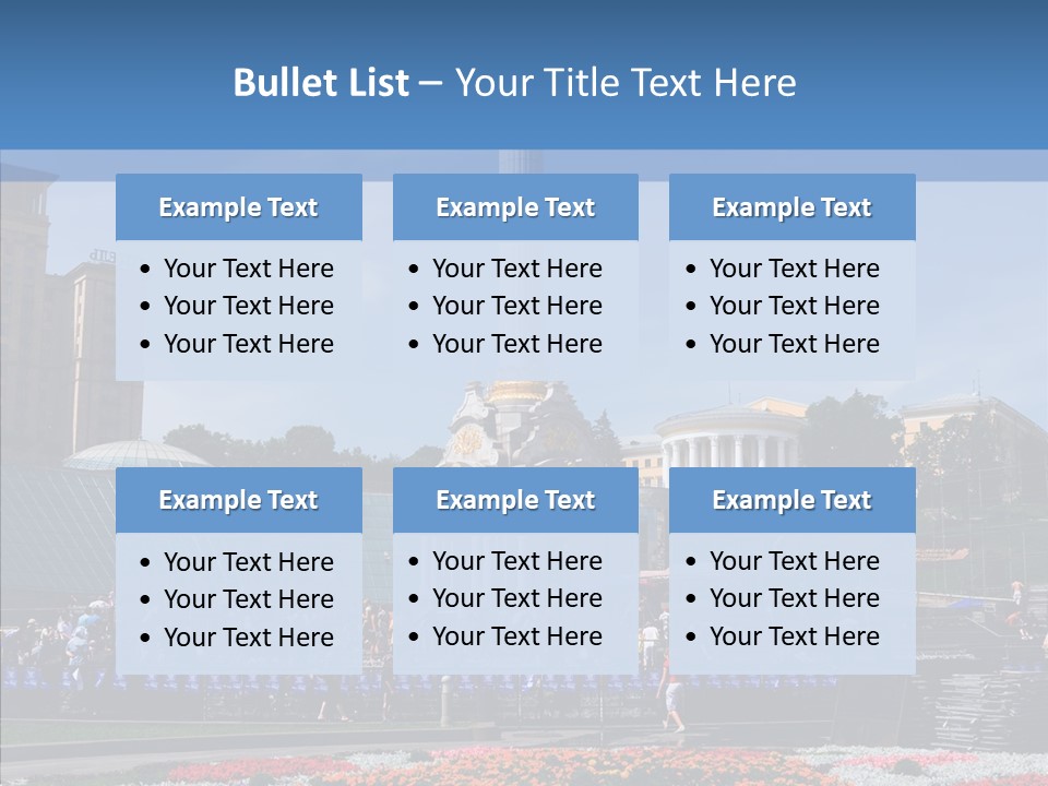 Poll Outdoor Urban PowerPoint Template