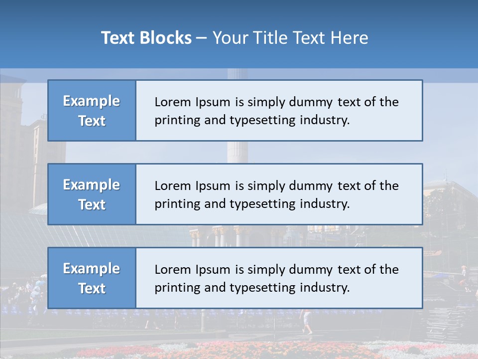 Poll Outdoor Urban PowerPoint Template